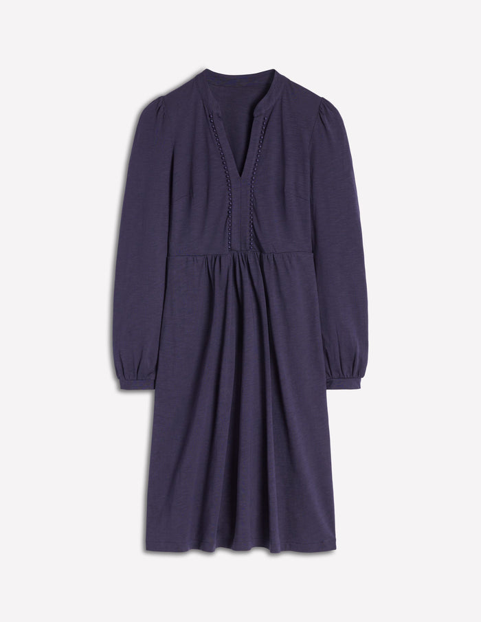 Naomi Relaxed Jersey Dress Navy