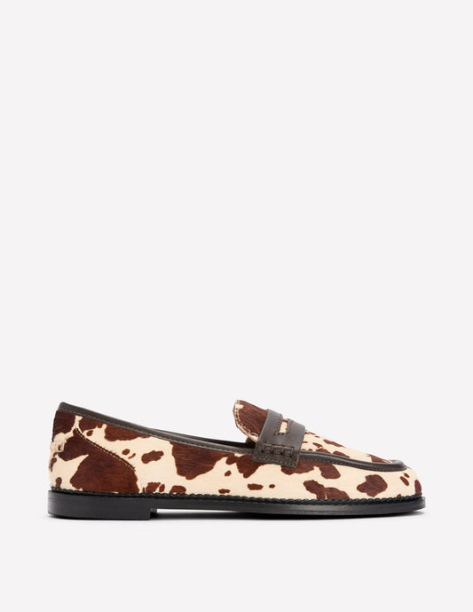 Nya Penny Loafers Brown/Ivory