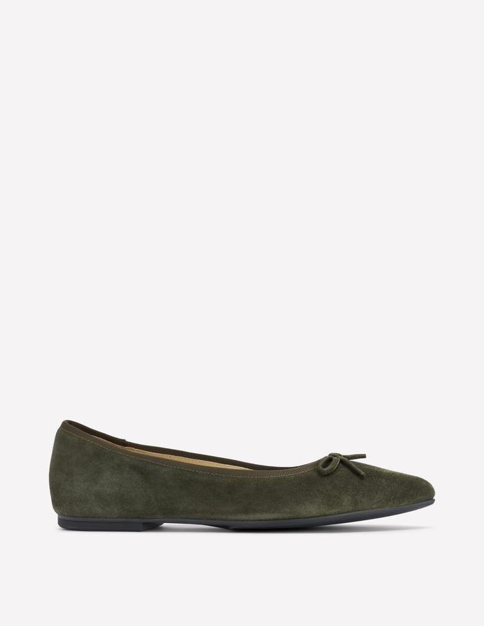 Point Flexi Sole Flat Dark Moss