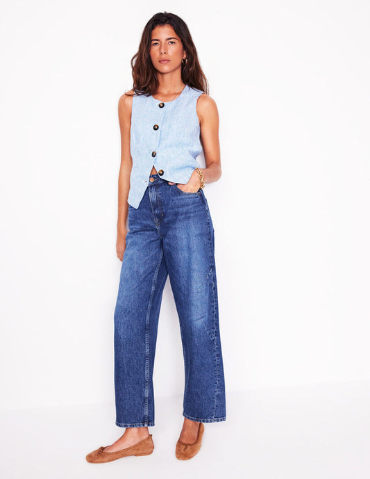 Barrel Leg Jeans Mid Vintage