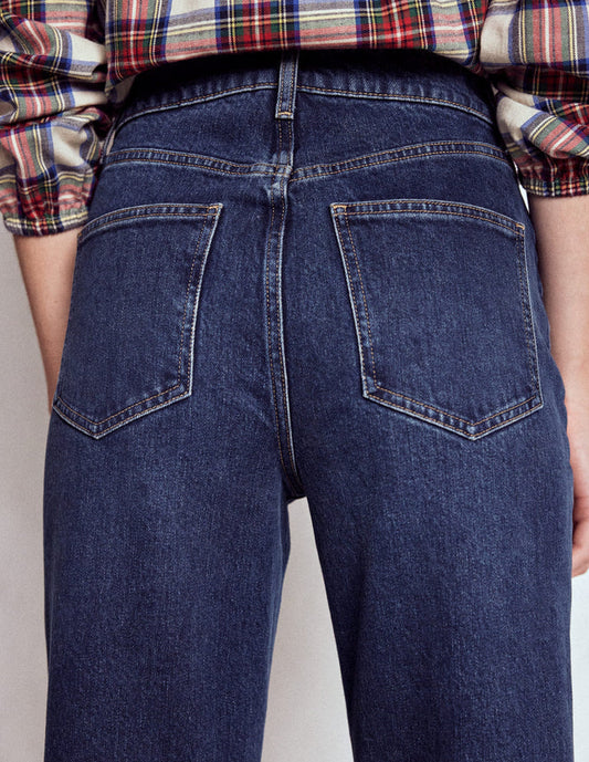 Mid Rise Stretch Jeans Dark Vintage