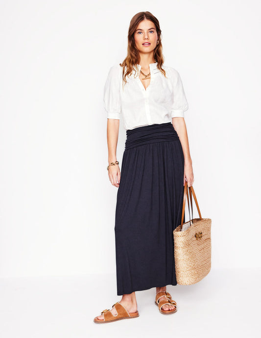 Rosaline Jersey Skirt Navy