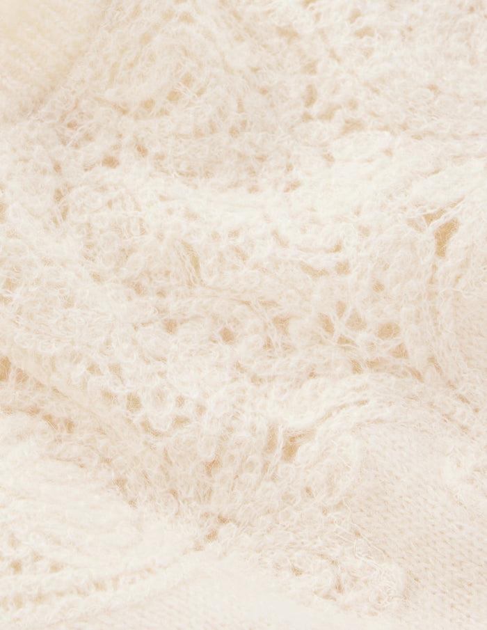 Fluffy Embroidered Sweater Rope