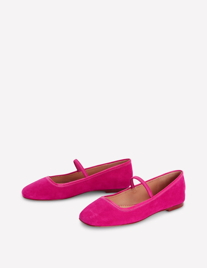 Thea Mary Jane Ballet Flats Pink Peony