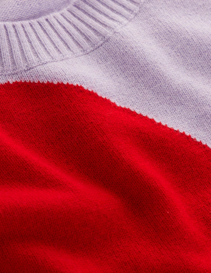 Lydia Cashmere Jumper Purple Heart