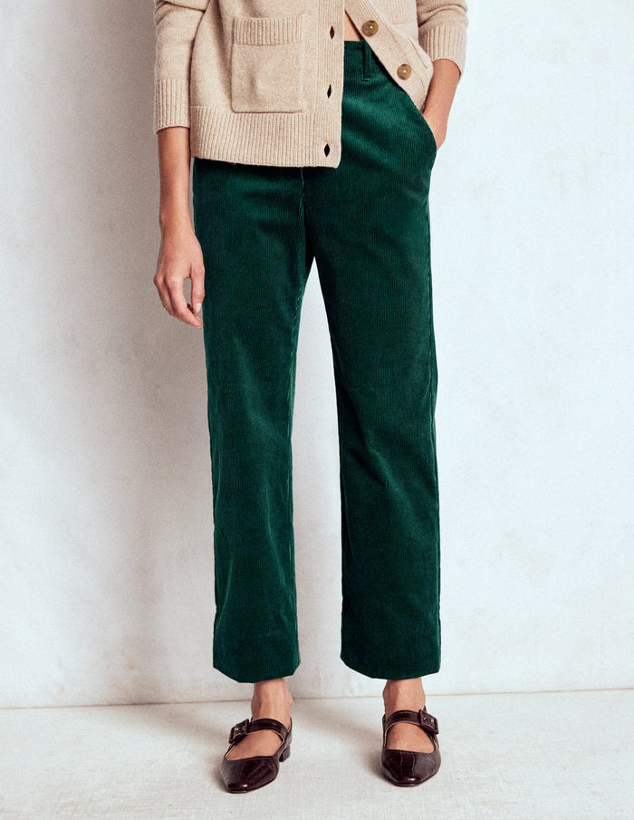 Canonbury Cord Pants Emerald Night