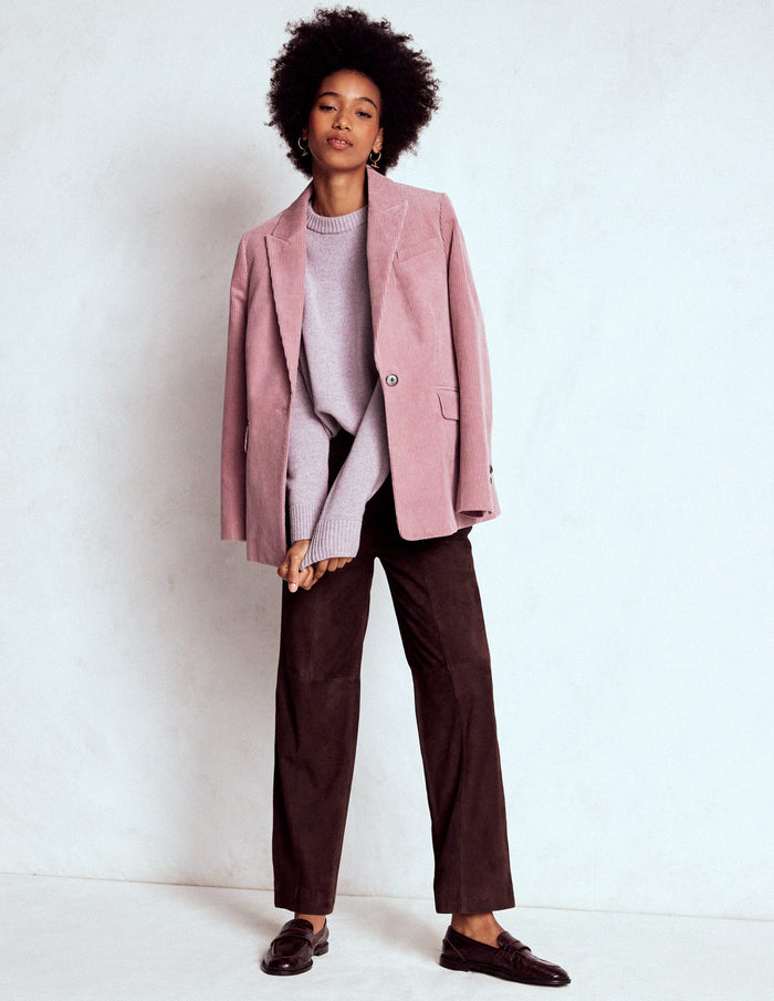 Marion Merino Sweater Lilac Frost Purple