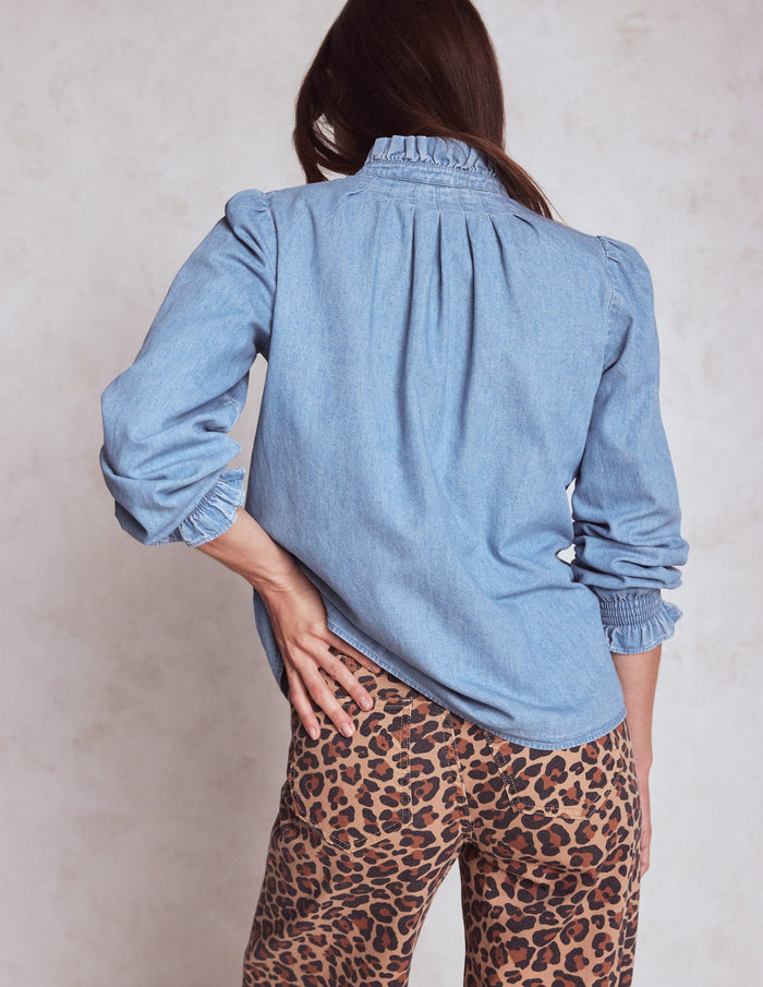 Lorna Denim Top Light Authentic