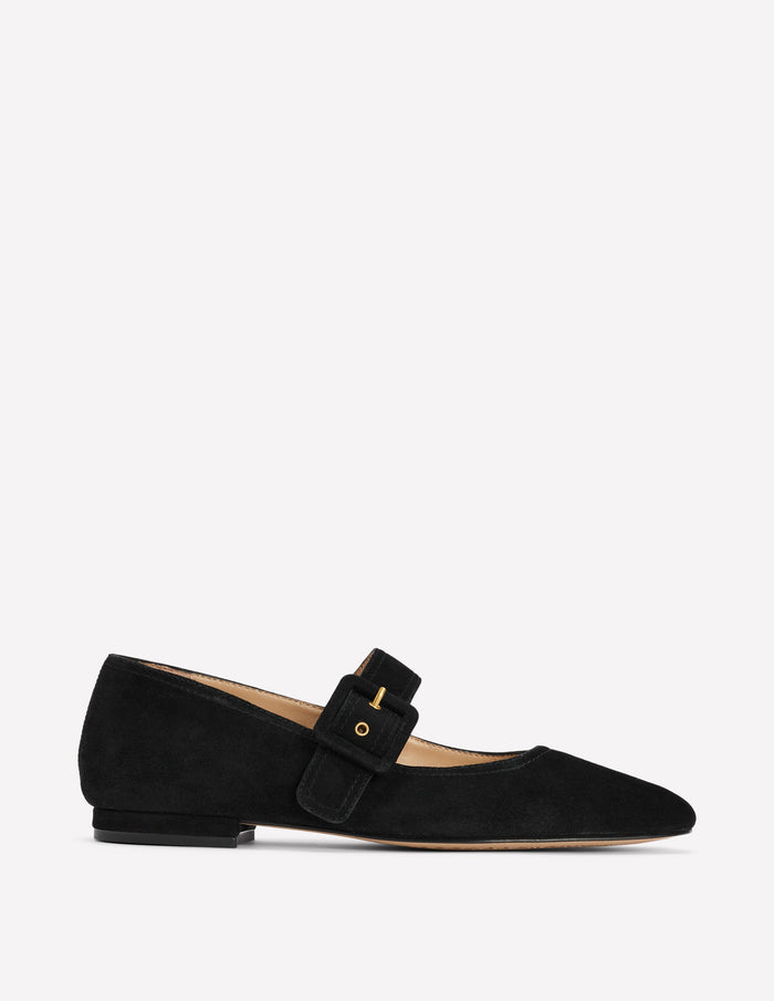 Vic Chisel Toe Mary Janes Black