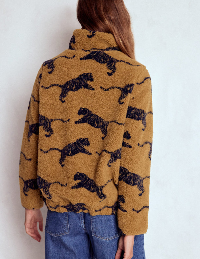 Westminster Borg Jacket Hazelnut Brown, Leaping Tiger
