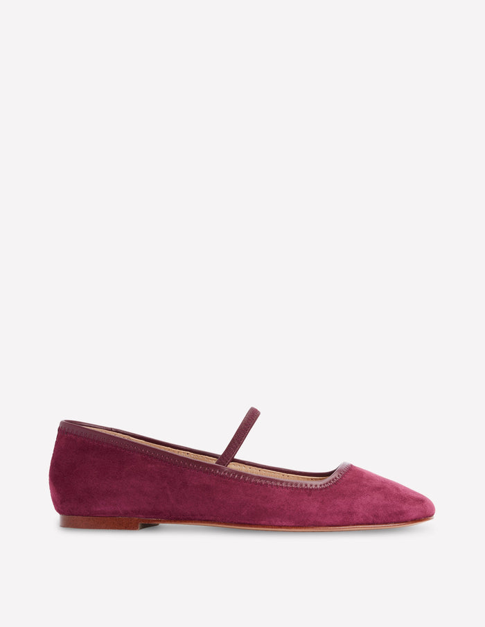 Thea Mary Jane Ballet Flats Oxblood