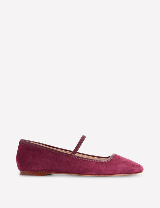 Thea Mary Jane Ballet Flats Oxblood
