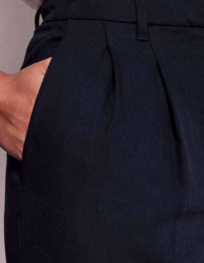 Bloomsbury Cotton Pants NAVY