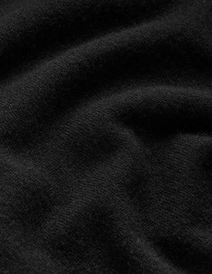 Eva Cashmere Crew Neck Sweater Black