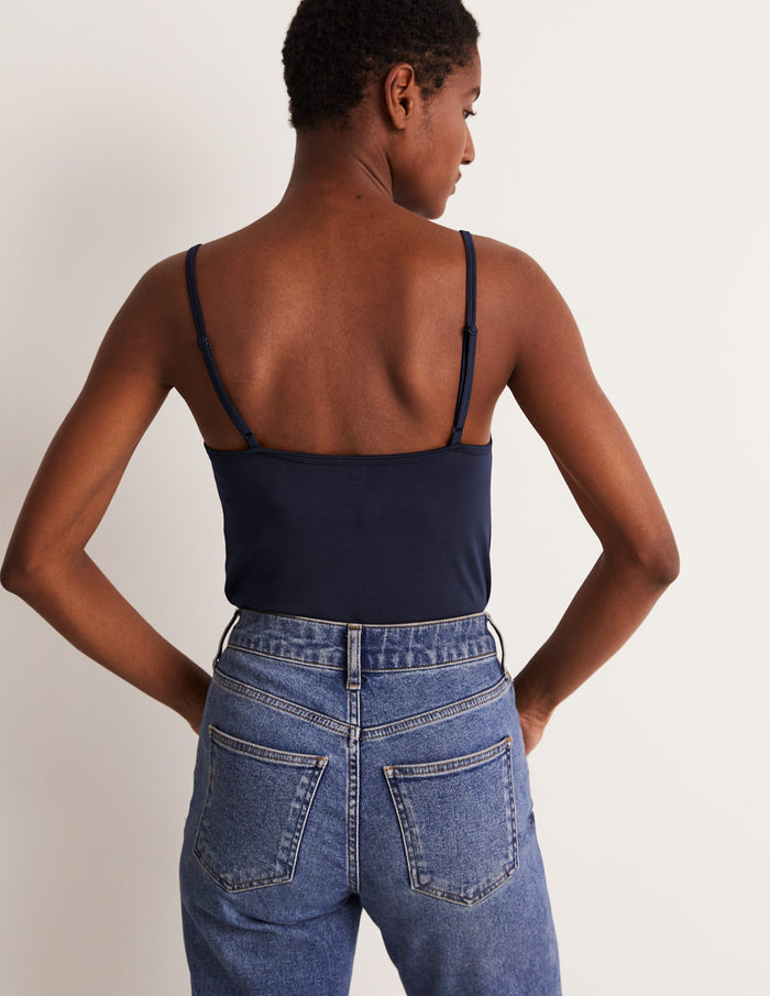 Plain Cami Top Navy