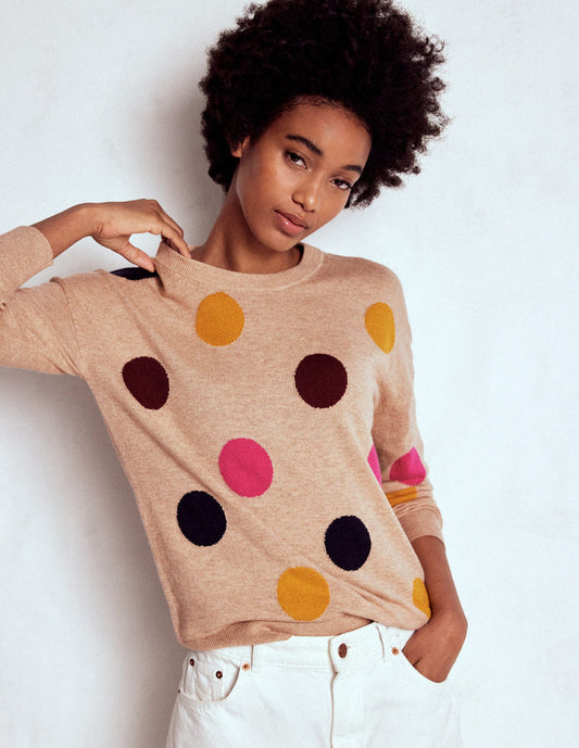 Natasha Novelty Sweater Multi, Spot