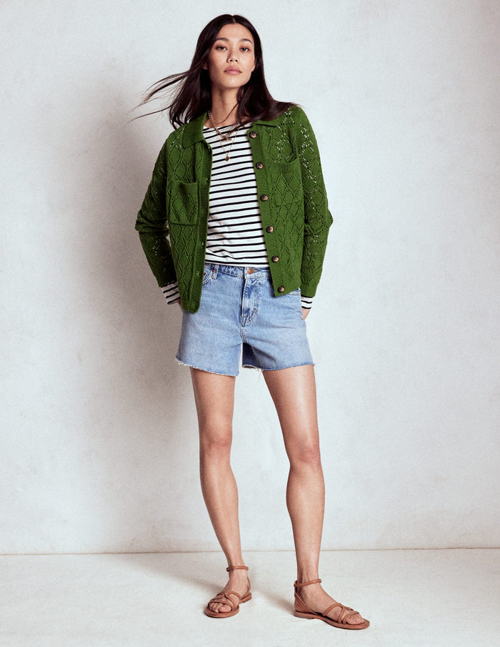 Astrid Knitted Shirt Promenade Green
