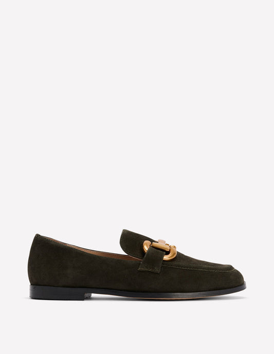 Iris Snaffle Loafers Woodland Green