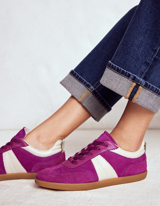 Erin Retro Tennis Trainers Regal Purple