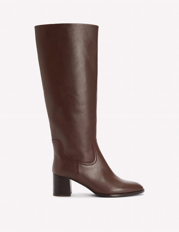 Skye Smart Knee Boots Chocolate