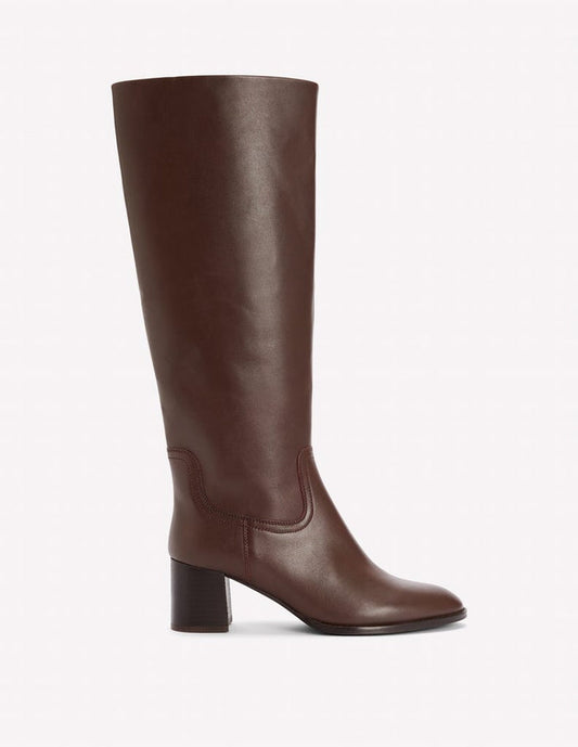 Skye Smart Knee Boots Chocolate
