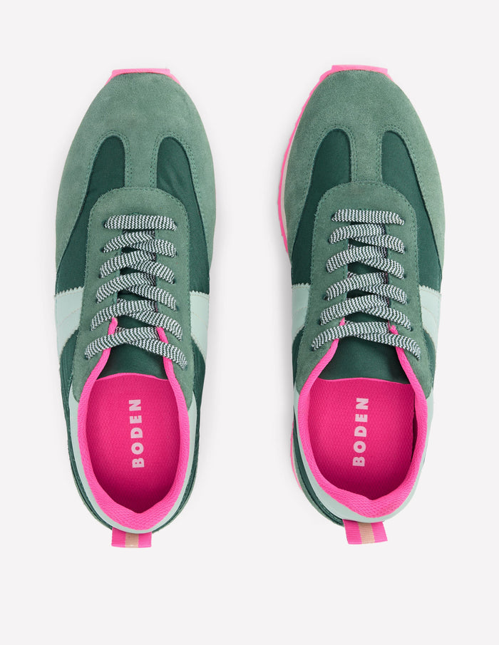 Retro Runner Trainer Green