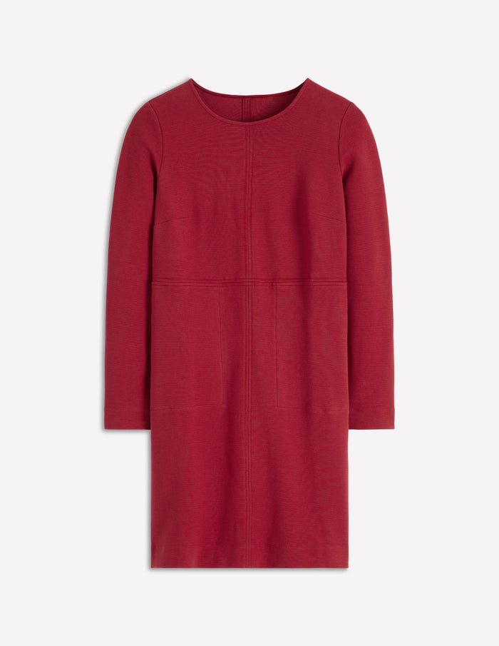 Cornelia Ottoman Dress Red Liquorice