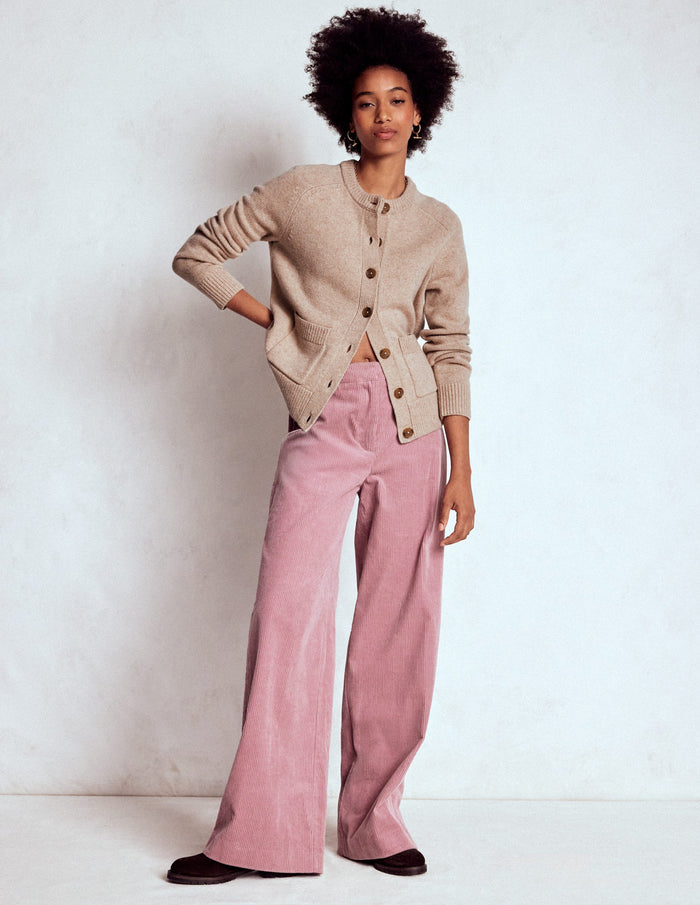 Marion Merino Cardigan Linen