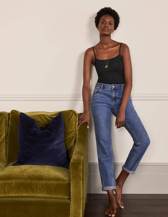 Plain Cami Top Black