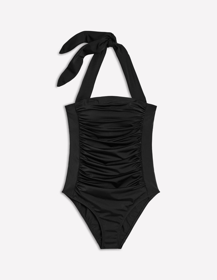 Kythira Ruched Swimsuit Black