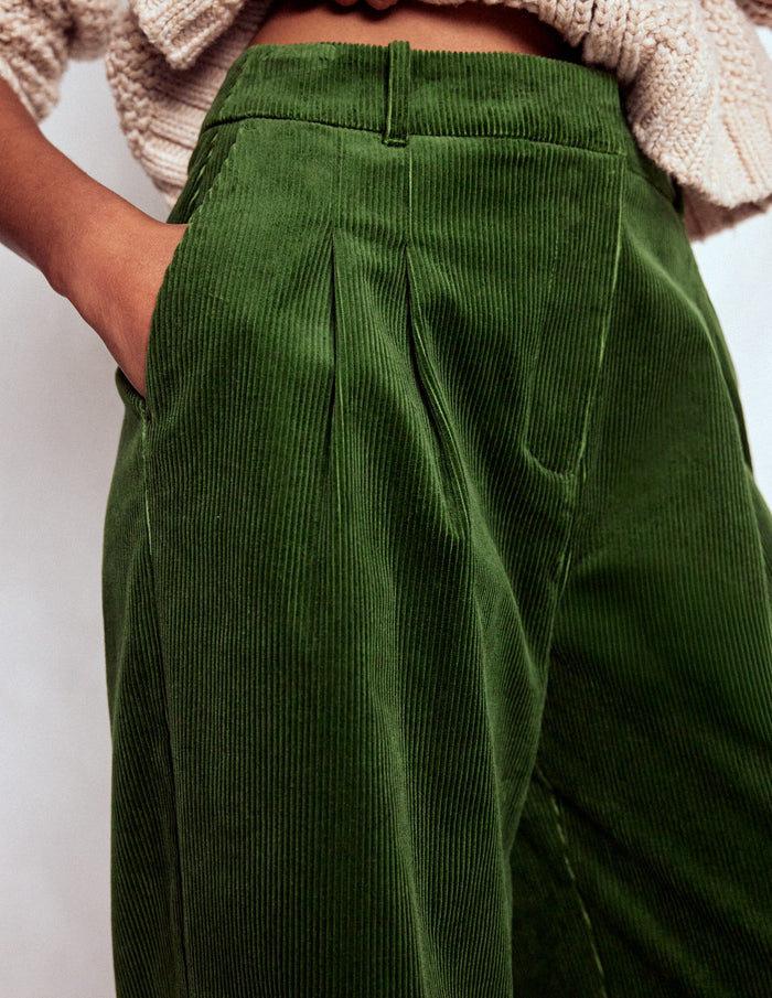 Kensington Cord Pants Green Fir