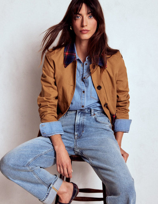 Mid Rise Stretch Jeans Light Vintage