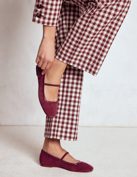 Thea Mary Jane Ballet Flats Oxblood