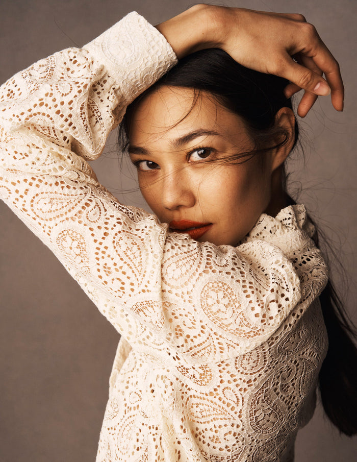 Sasha Lace Top Ivory