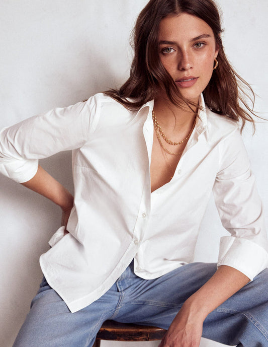 Sienna Cotton Shirt White