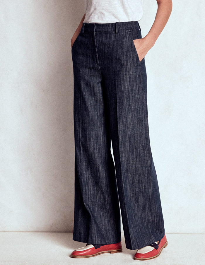 Belgravia Twill Pants Navy Indigo