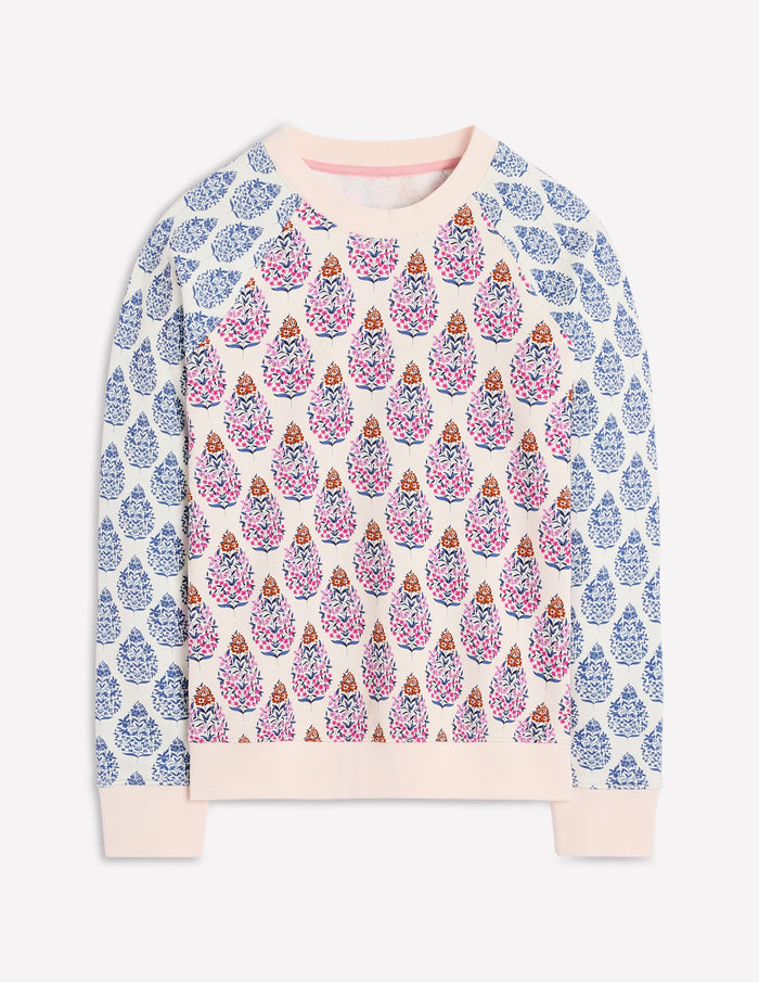 Rosa Printed Sweatshirt Multi, Wildflower Bouquet