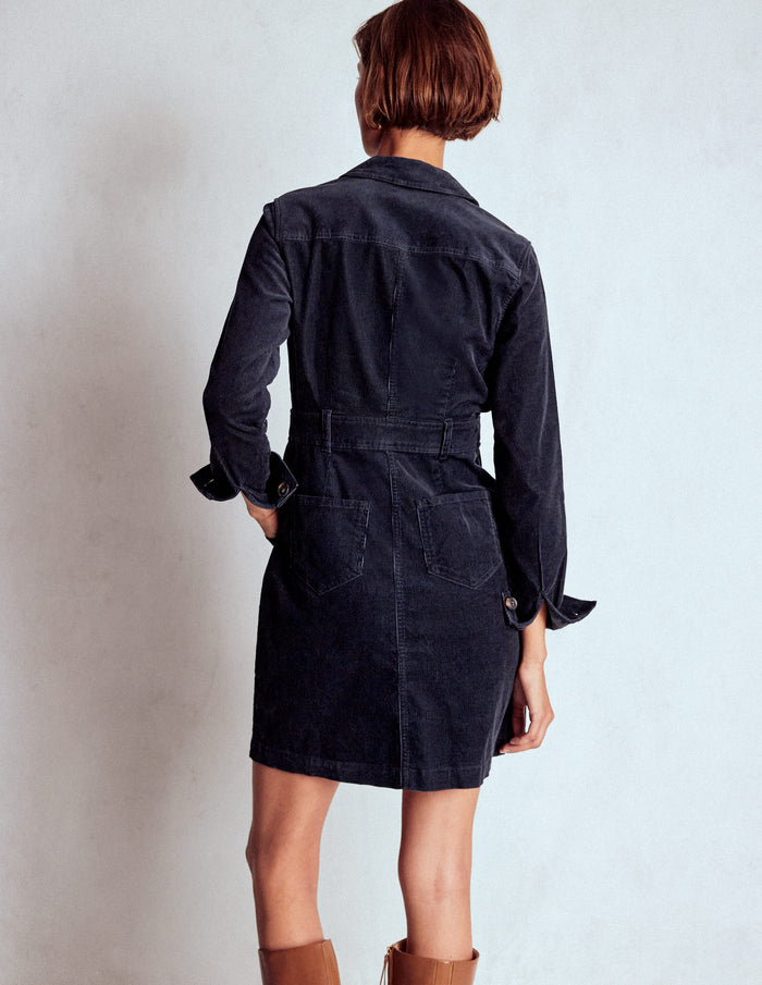 Amanda Cord Short Dress Navy