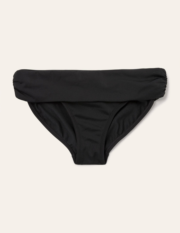 Classic Fold Bikini Bottoms Black