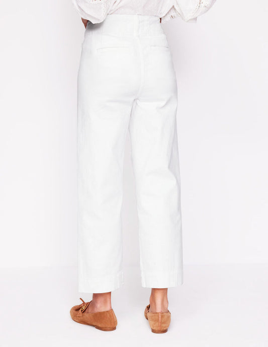Primrose Patch Pocket Pants White