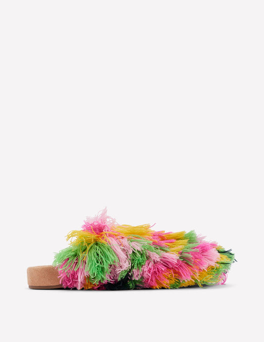 Multi Texture Mules Multi