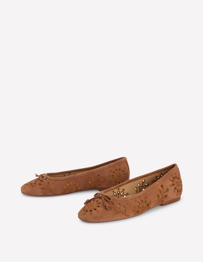 Cut Out Ballet Flats Gingersnap