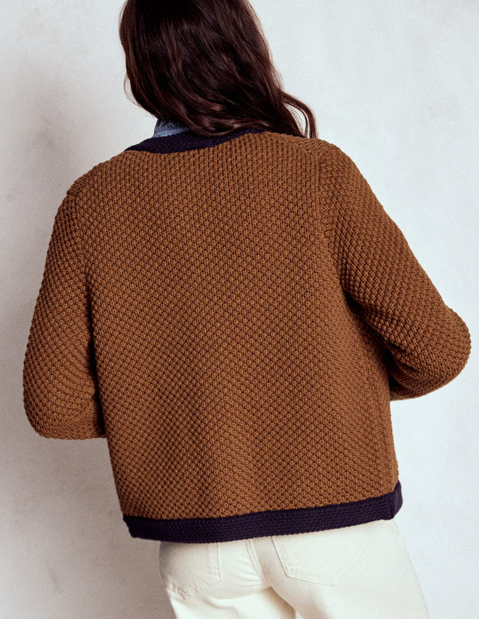 Libby Knitted Jacket Camel