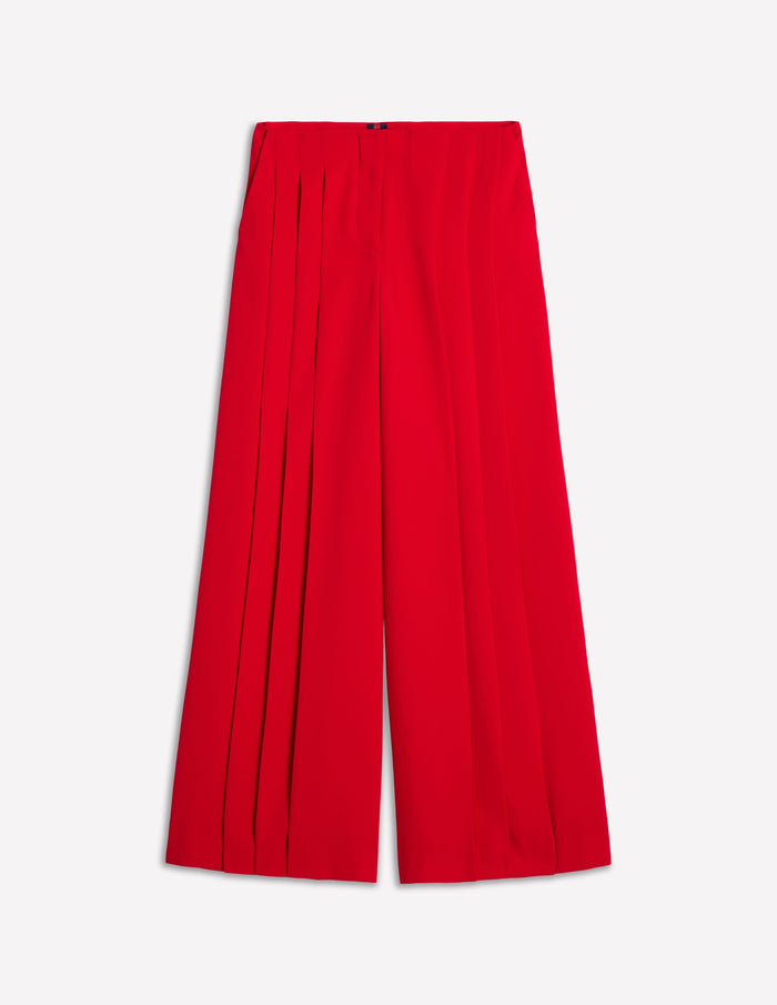 Regent Wide Leg Pants Poppy Red