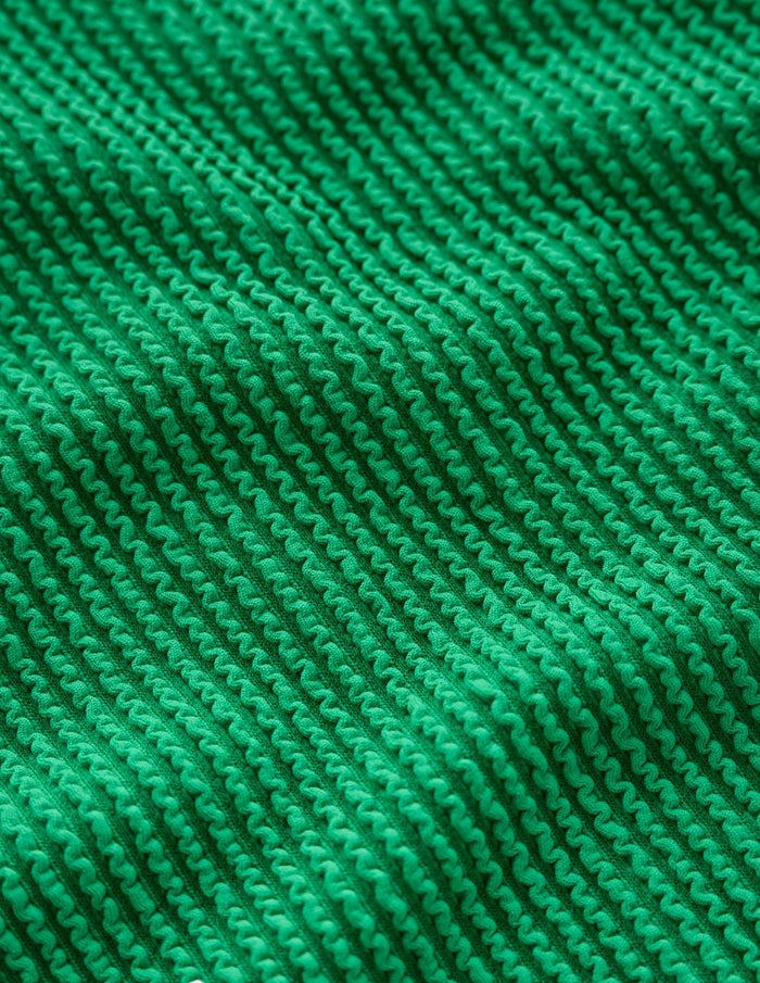 Scoop Cross Back Swimsuit Bright Green