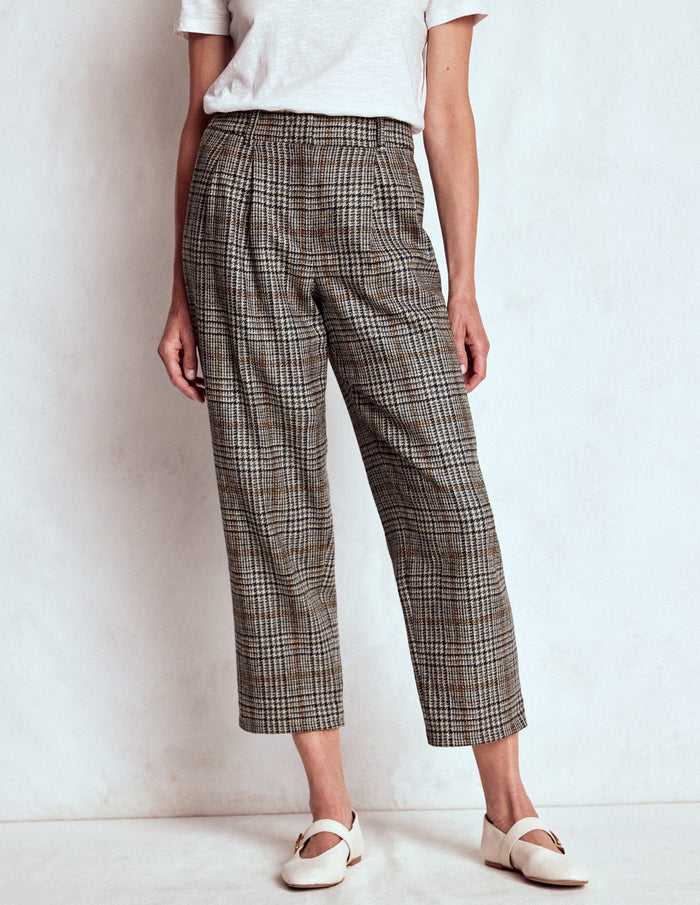 Bloomsbury Wool Pants Blue and Grey Prince of Wales
