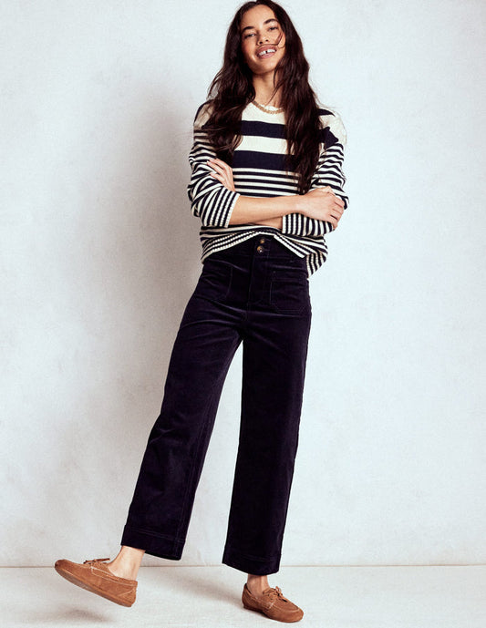Primrose Cord Pants Navy