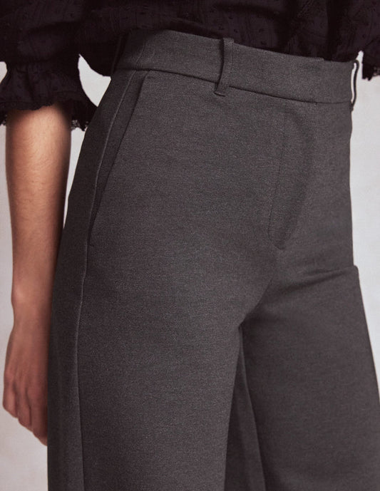Belgravia Ponte Pants Charcoal Grey