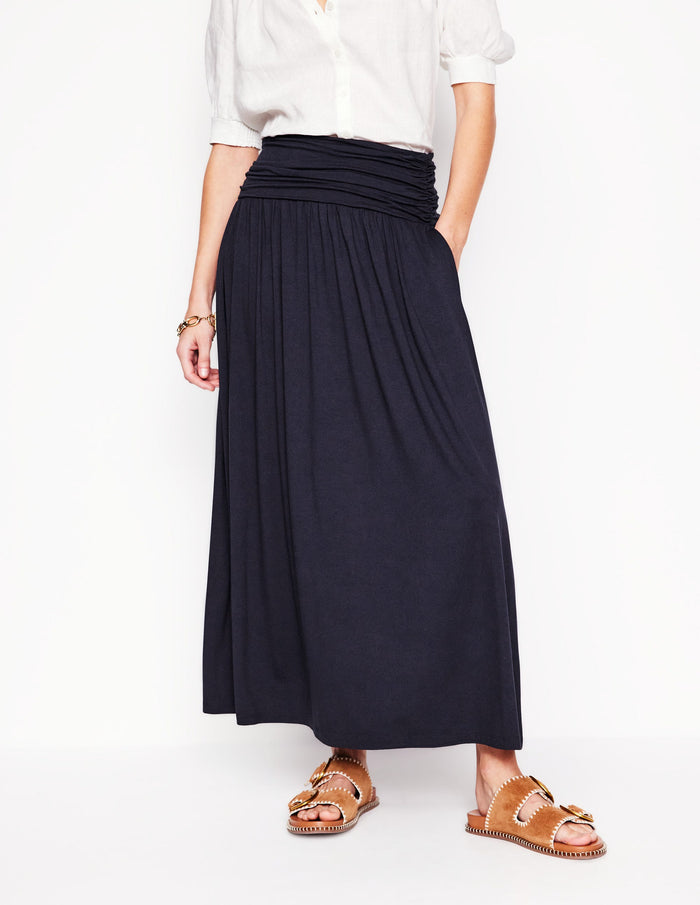 Rosaline Jersey Skirt Navy