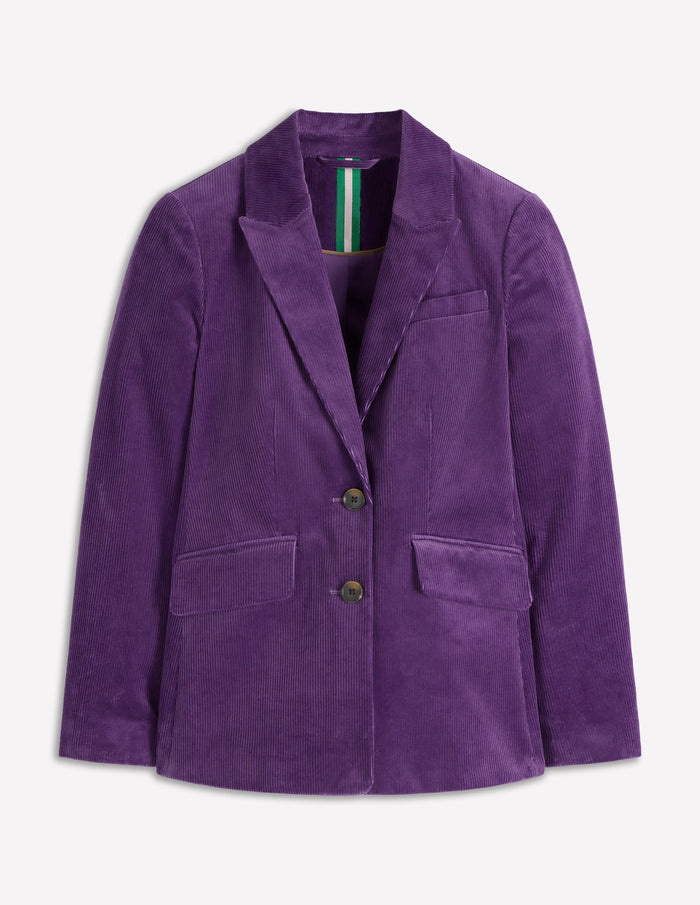 Stamford Cord Blazer Mystical Purple
